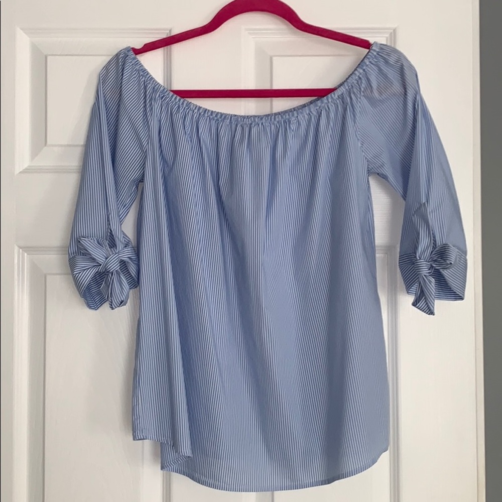Forever 21 Contemporary Off The Shoulder Shirt